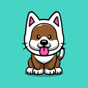 Cute Dog Illustration